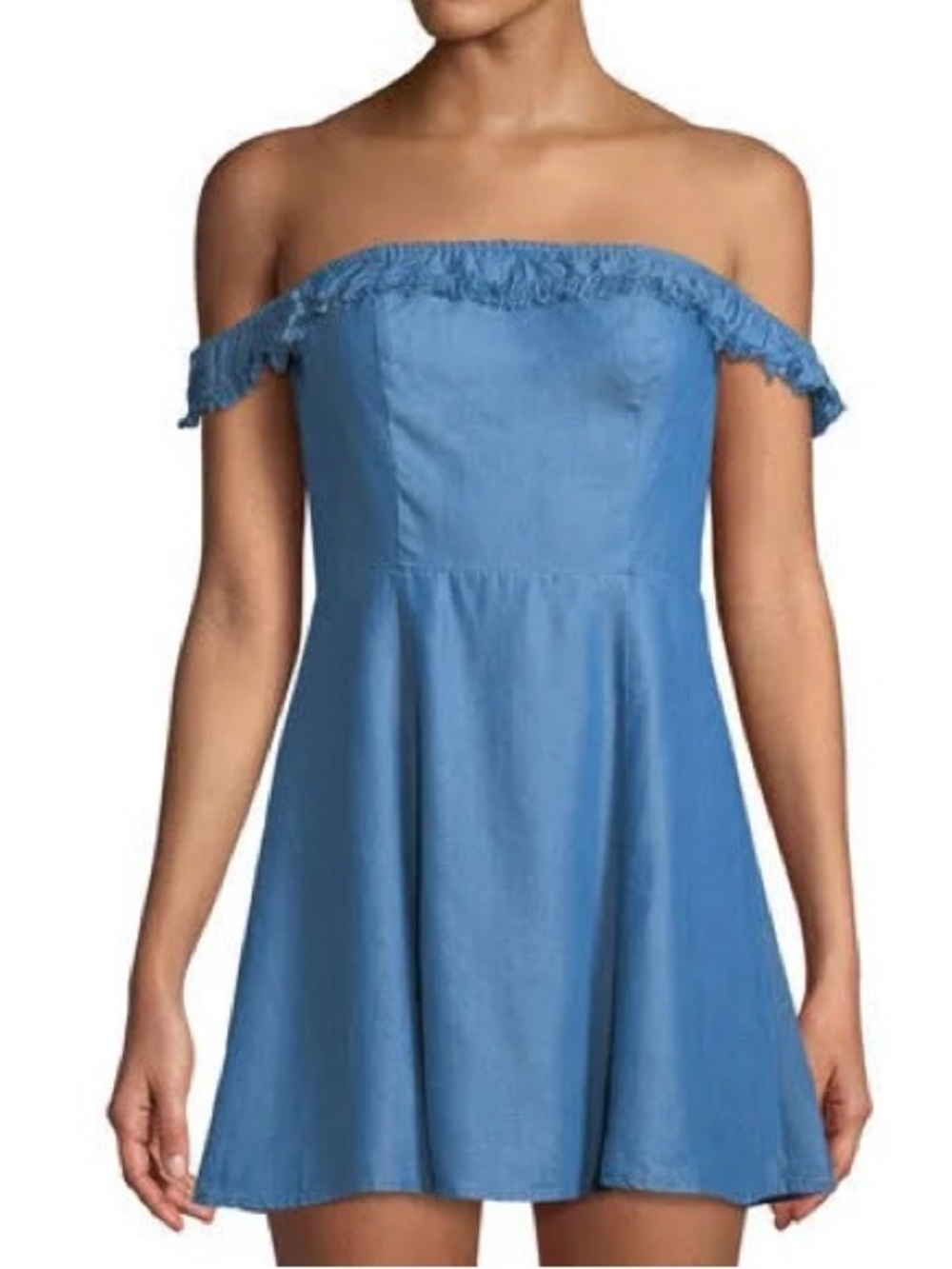Lovers + Friends Light Blue Denim dress